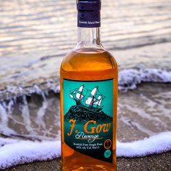 J. Gow Revenge 3 year old ex bourbon cask aged Scottish rum