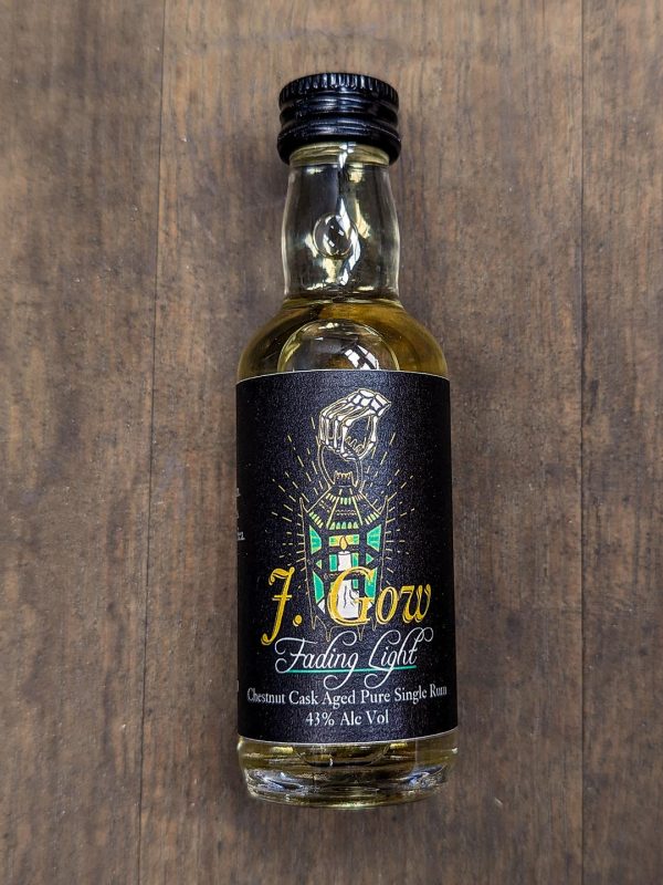 J. Gow Fading Light Chestnut cask aged Scottish rum