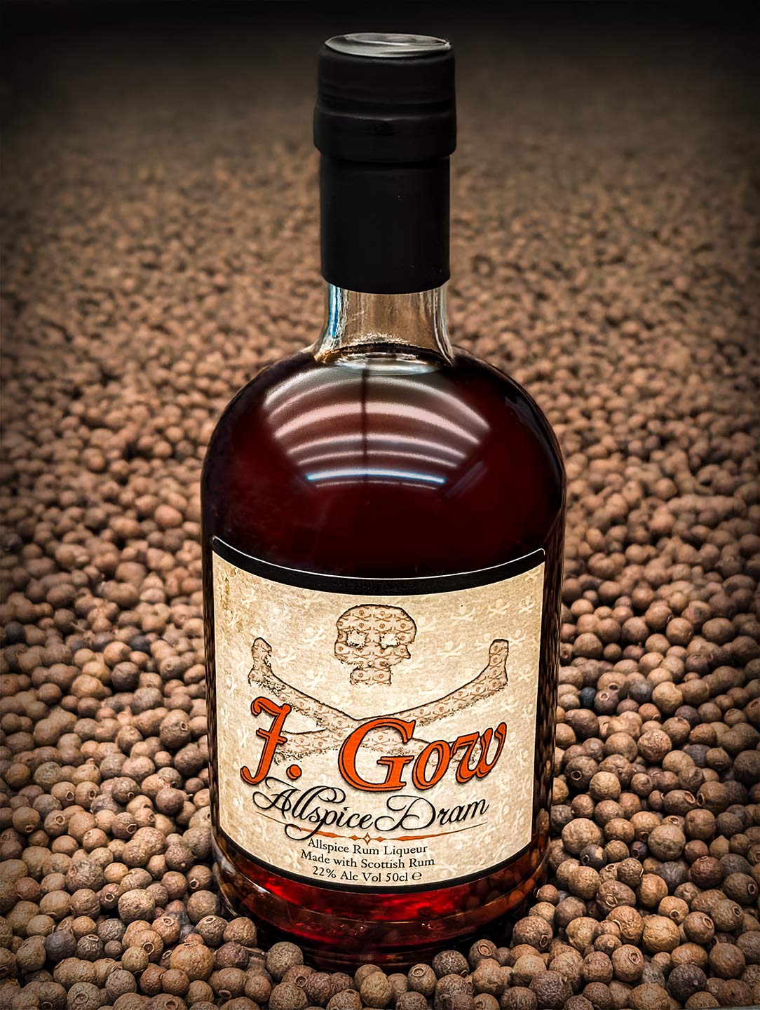 J. Gow Scottish allspice dram allspice rum liqueur