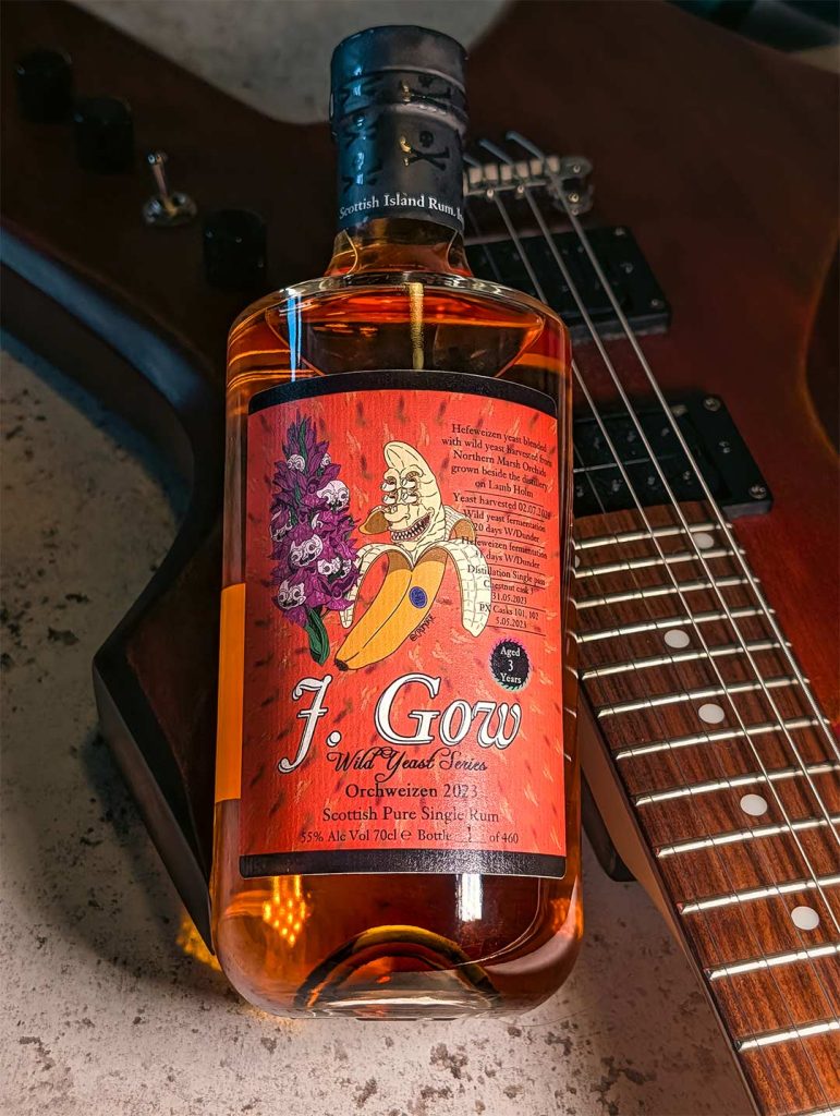 J Gow Wild yeast series orchweizen 2023 chestnut and px cask aged wild yeast rum